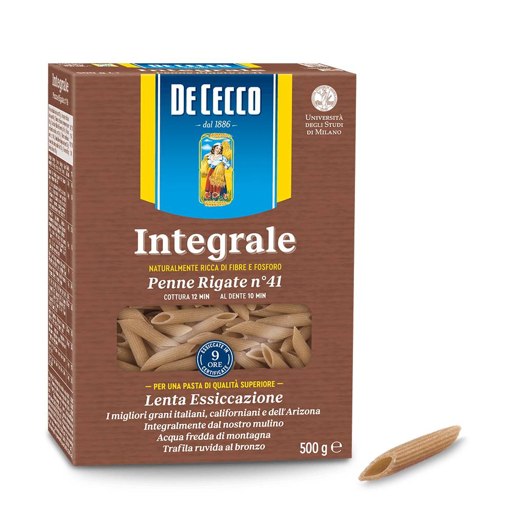 De Cecco Penne Rigate N 41 Whole Grain 500gr Greek Delicatessen