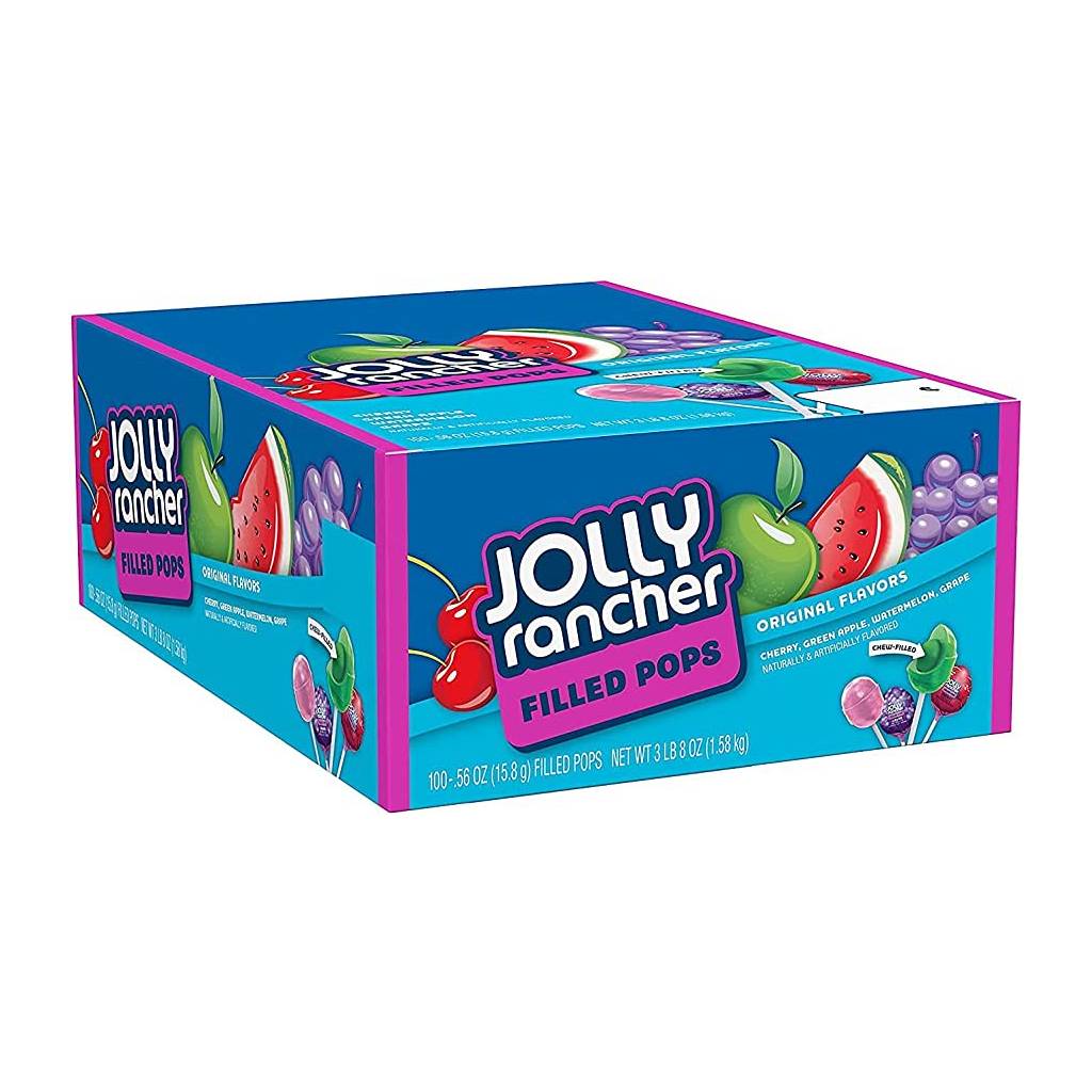 Jolly Rancher Fruit Chew Pops Γλειφιτζούρια (100 Cb) Greek Deli Goods