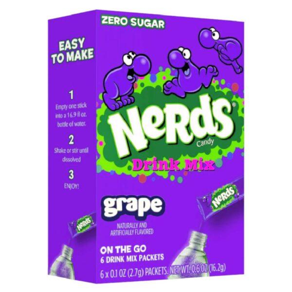 Nerds Singles To Go Grape Drink Mix - 6 Pack