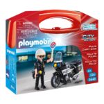 Playmobil Βαλιτσάκι Αστυνόμος Με Μοτοσικλέτα