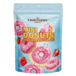 The Little Happy Mini Donuts Strawberry Glaze 200gr