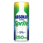 Sprite Absolut Vodka 5% Alc 250ml