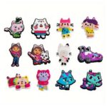 Cute Cat Cartoon Accessories Crocs - Image 2