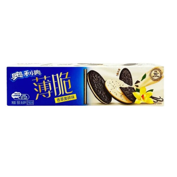 Oreo Sandwich Biscuit Thin Vanilla Cruble 95gr