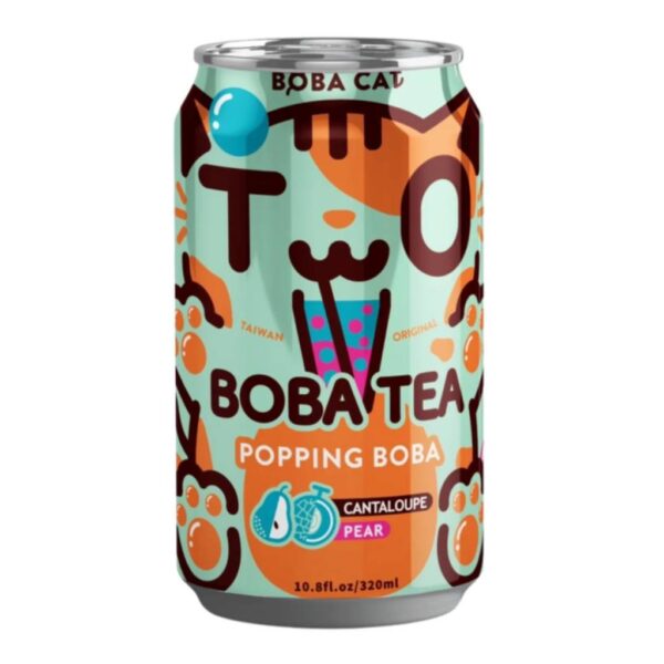 Boba Cat Cantaloupe Pear Tea 315ml