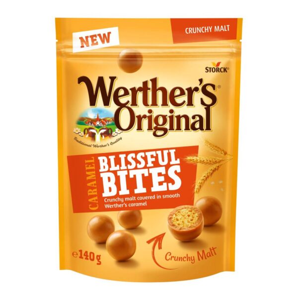 Werther's Original Caramel Bites Crunchy 140gr