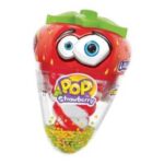 Johny Bee Pop Strawberry Γλειφιτζούρια 27gr