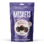 Miskets Milk Chocolate Coated Freeze Dried Blackberry 80gr
