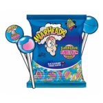 Warheads Supersour Bubble Gum Pops Blue Raspberry 7x15gr