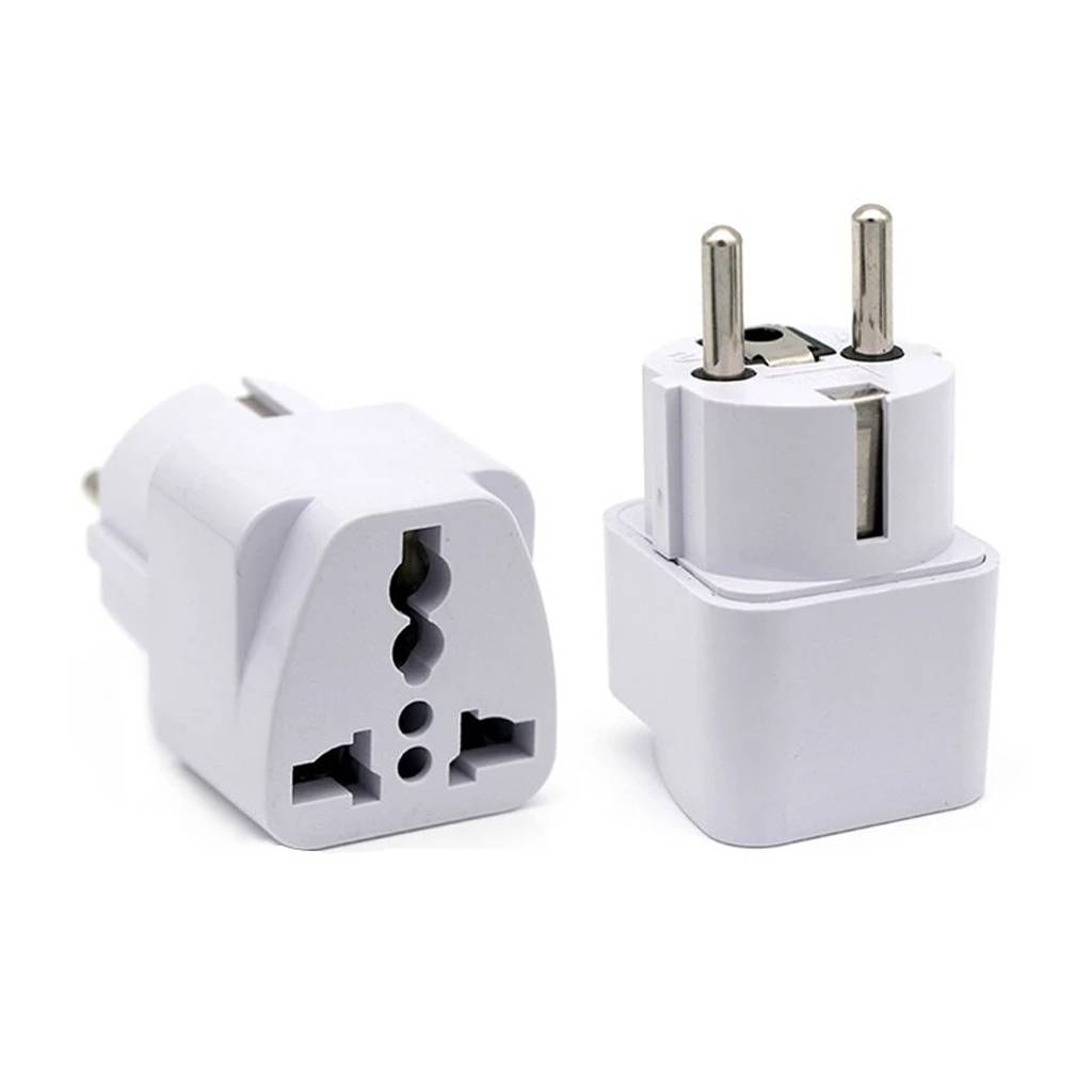 Antaptoras Prizas AC Worldwide se EU (1) Αντάπτορας Πρίζας AC Worldwide σε EU Λευκός - Image 2