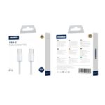 Καλώδιο Φόρτισης Δεδομένων Jellico IP15 Type C - Type C - White - Image 2