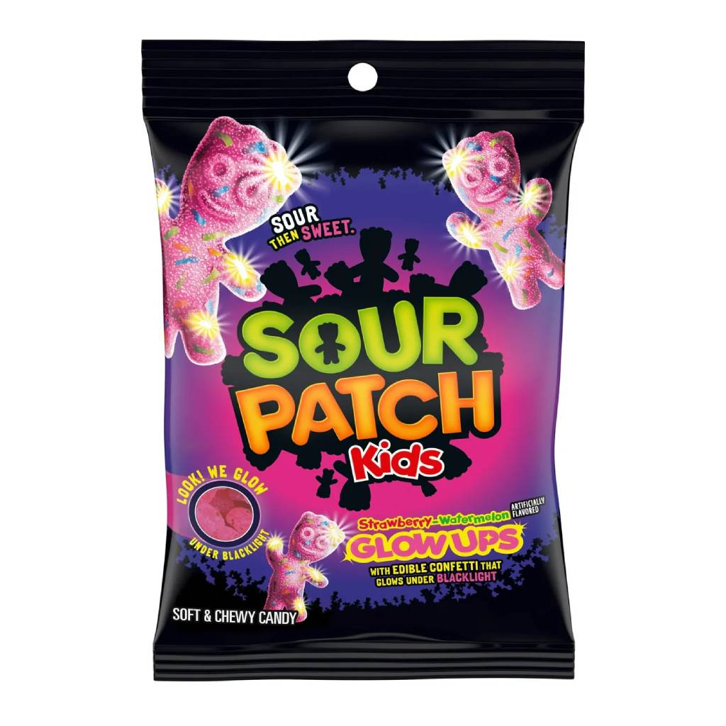Sour Patch Kids Glow Ups Strawberry 87gr Sour Patch Kids Glow Ups Strawberry 87gr - Image 1