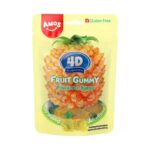Amos 4D Pineapple Burst Fruit Gummy Candy 65gr