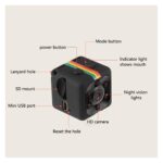 HD Mini DV Camera SQ-11 - Black - Image 3