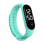 Smartwatch Led Λουράκι Σιλικόνης Τιρκουάζ