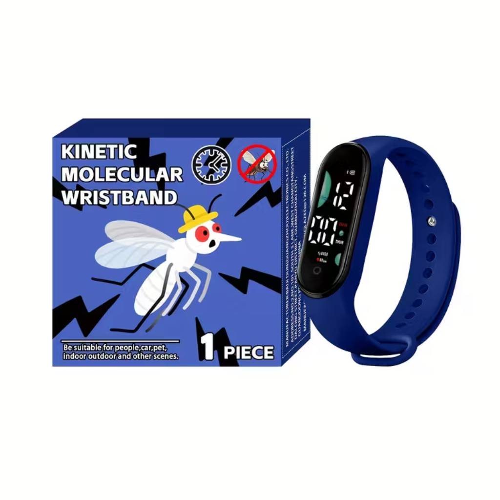 Smartwatch apothitiko Blue Smartwatch Απωθητικό Κουνουπιών Blue - Image 1