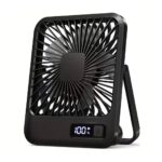Επιτραπέζιος Ανεμιστήρας Επαναφορτιζόμενος Eritex - Black