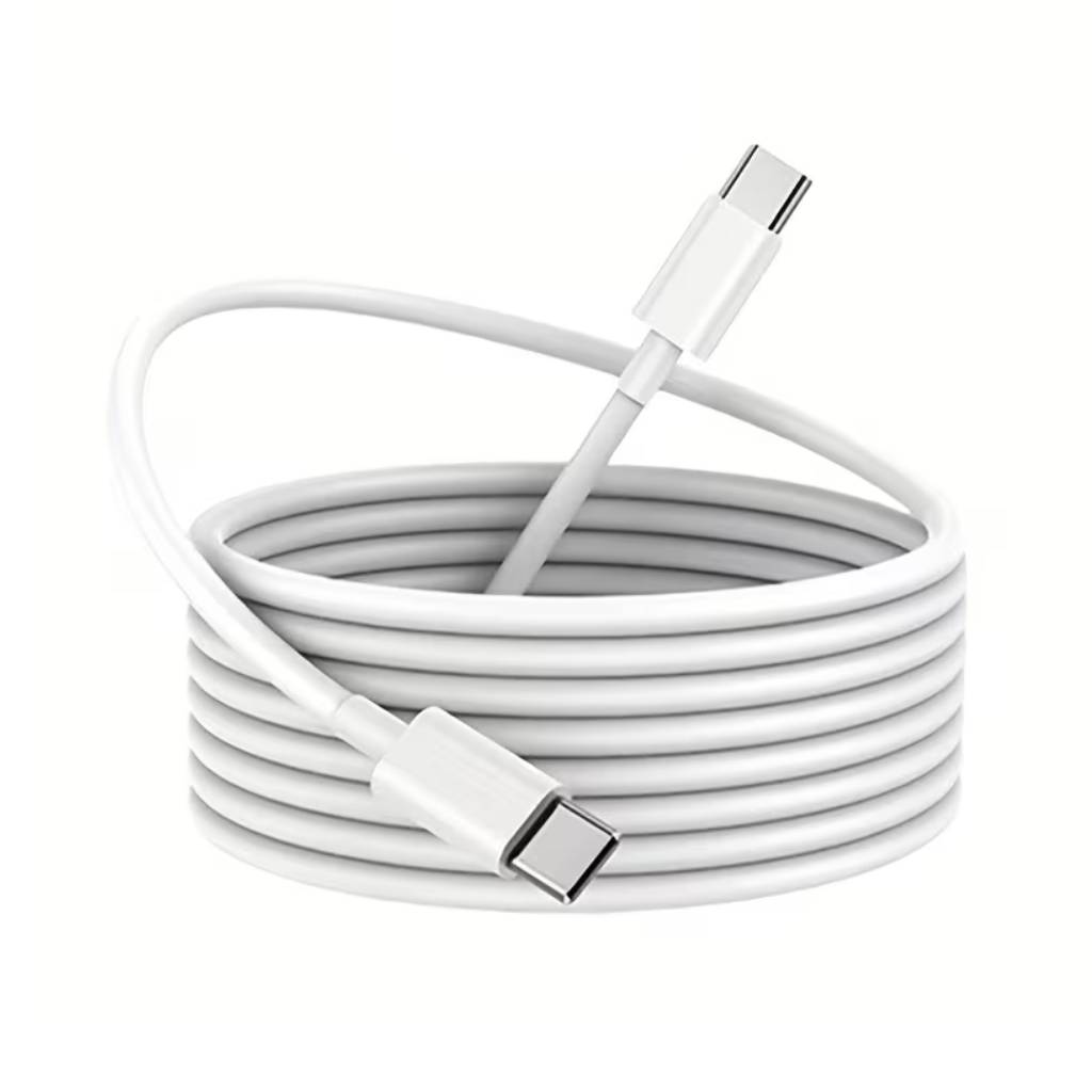 kalododio fortisis leyko Καλώδιο Γρηγ. Φόρτ. - Συγχρ. Δεδομένων USB-C Σε USB-C 20W - Λευκό - Image 1