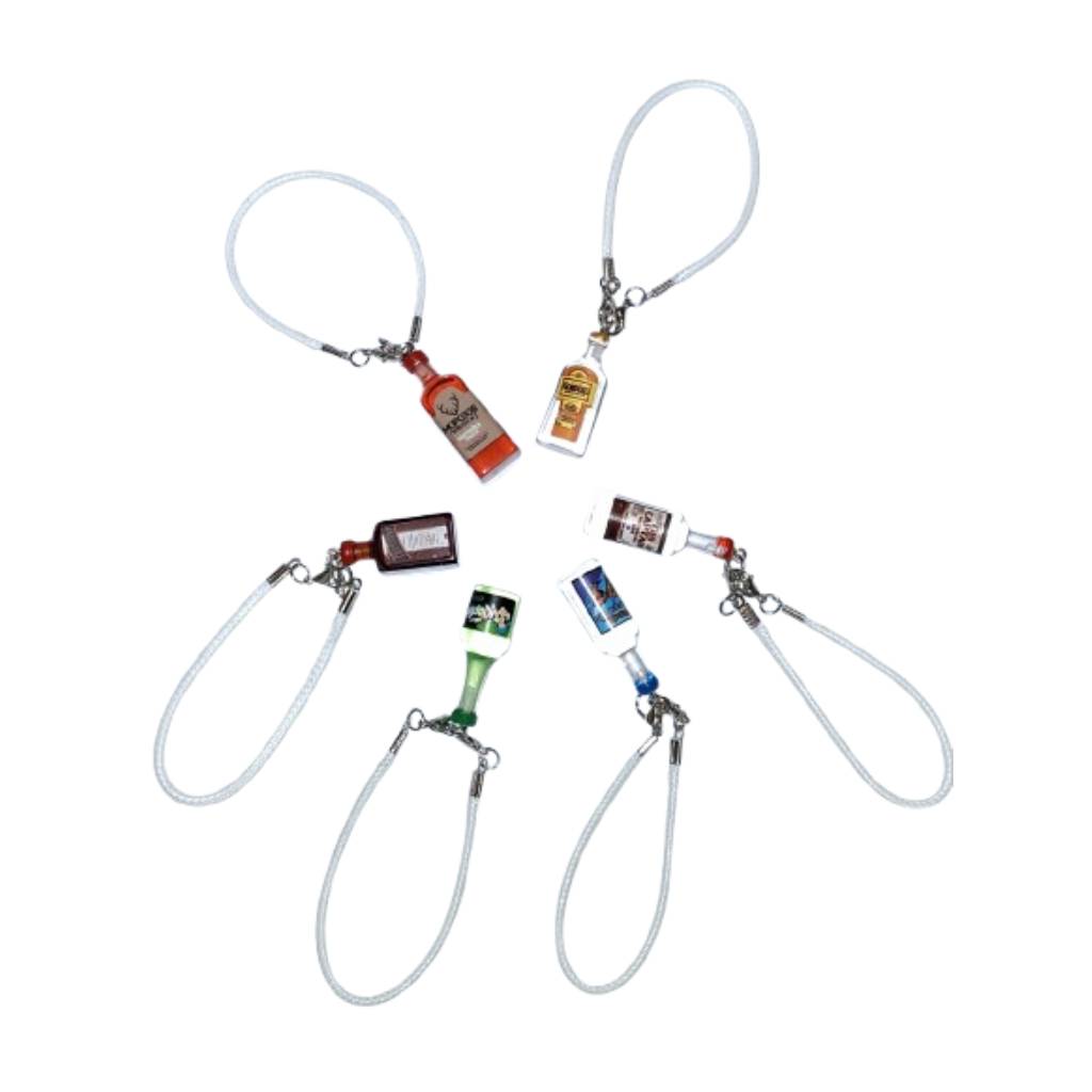 mprelok botle Διακοσμητικό Τσάντας 11cm - Σχέδιο Μπουκάλι - Image 1