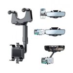 Περιστρεφόμενη Βάση Κινητού Για Καθρέφτη 360° - Black - Image 2