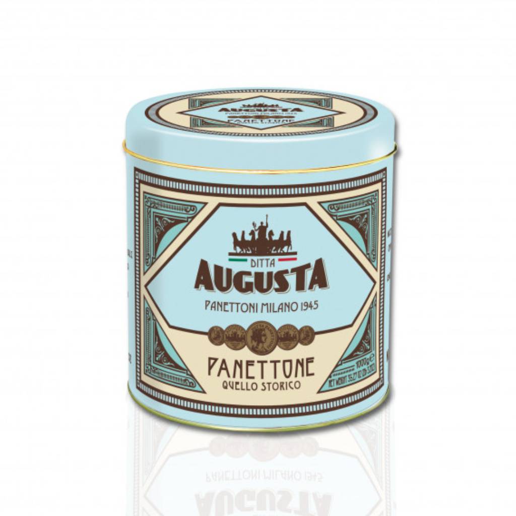 Augusta Panettone Classic Metal Tin 100gr Augusta Panettone Classic Metal Tin 100gr - Image 1