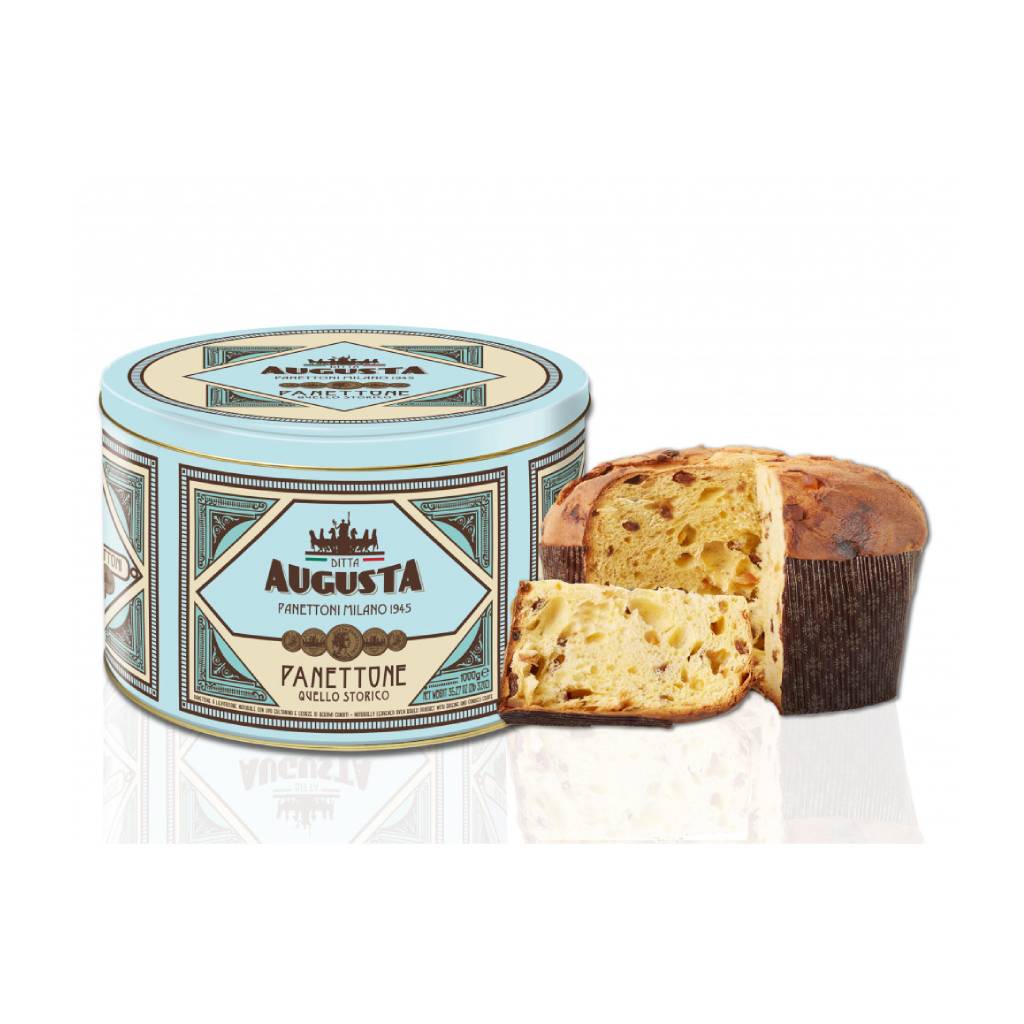 Augusta Panettone Classic Metal Tin 750gr Augusta Panettone Classic Metal Tin 750gr - Image 1