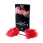 Secretplay - Χειροπέδες Πούπουλο - Κόκκινο
