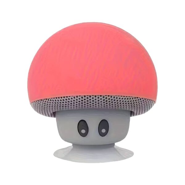 Mini Wirless Speaker Mushroom - Red