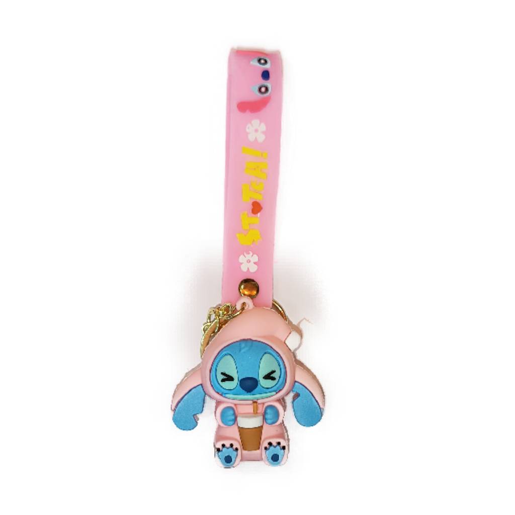 brelok Stitch (1) Stitch Μπρελοκ Ροζ - Τιρκουάζ - Κίτρινο - Μπλε - Image 1