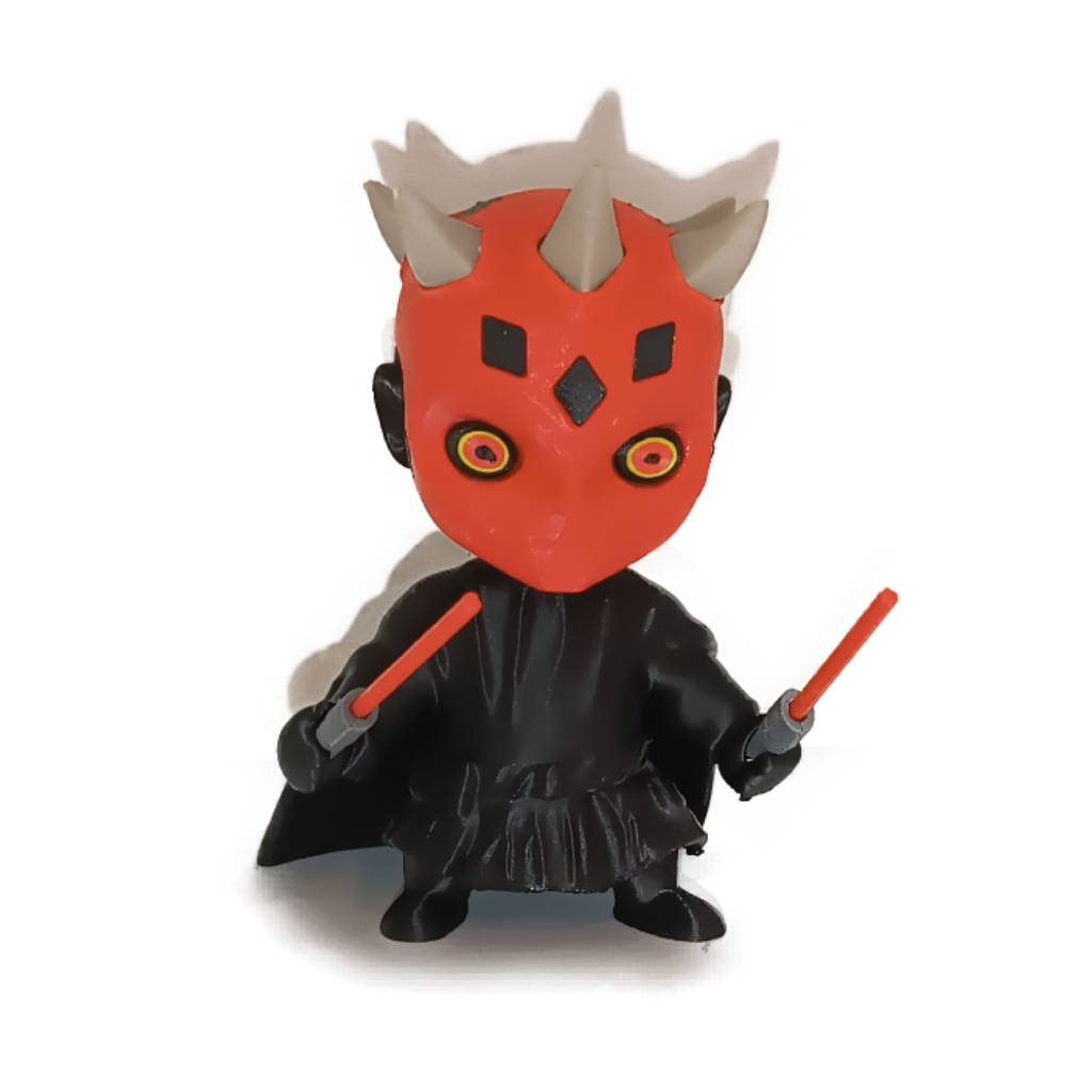 3D Printed Mini Starwars Darth Maul - Handmade 3D Printed Mini Starwars Darth Maul - Handmade - Image 1