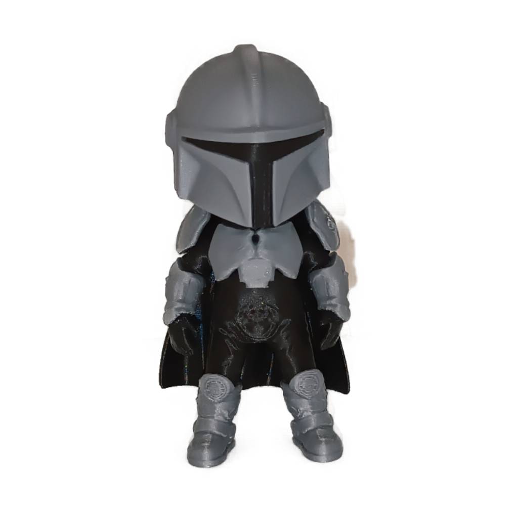 3D Printed Mini Starwars Mandalorian - Handmade 3D Printed Mini Starwars Mandalorian - Handmade - Image 1