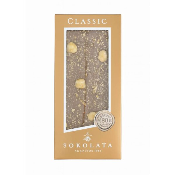 Agapitos Hazelnuts & Milk Choco 110gr