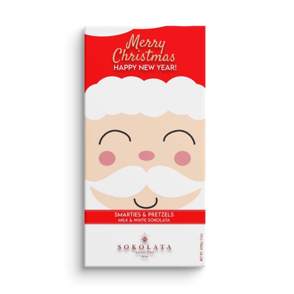 Agapitos Smarties & Pretzels Milk & White Choco 100gr Agapitos Smarties & Pretzels Milk & White Choco 100gr - Image 1