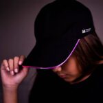 Illuminated Led Light Up Baseball Cap Black-Electric Pink - Image 2