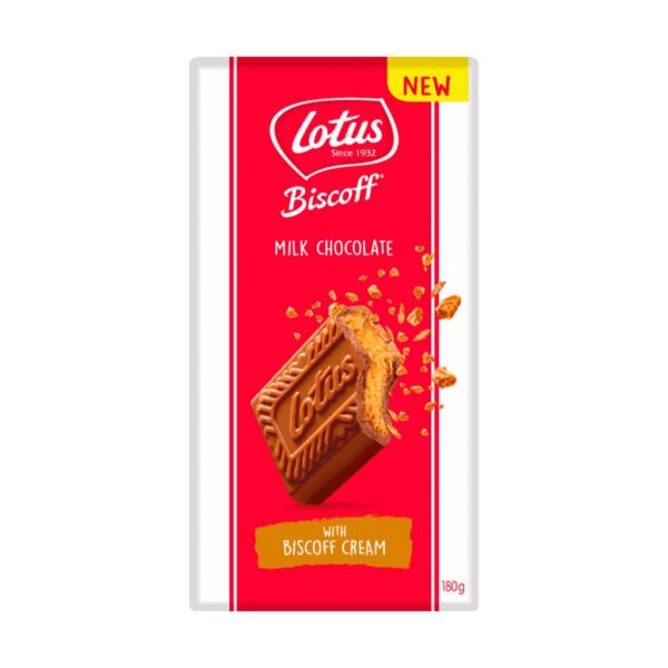 Lotus Biscoff Milk Chocolate Speculoos 180gr