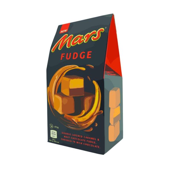 Mars Fudge Double Layered Milk Chocolate 110gr