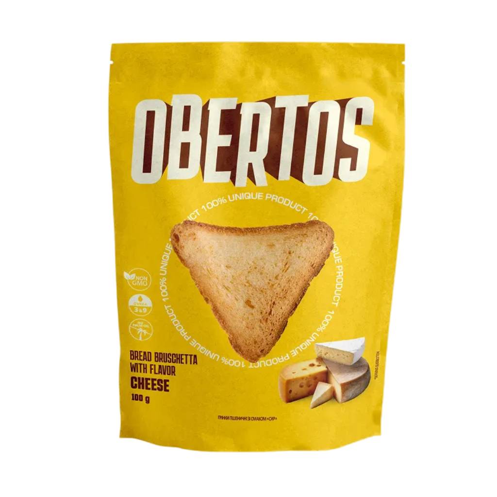 Obertos Bruschetta Cheese 100gr Obertos Bruschetta Cheese 100gr - Image 1