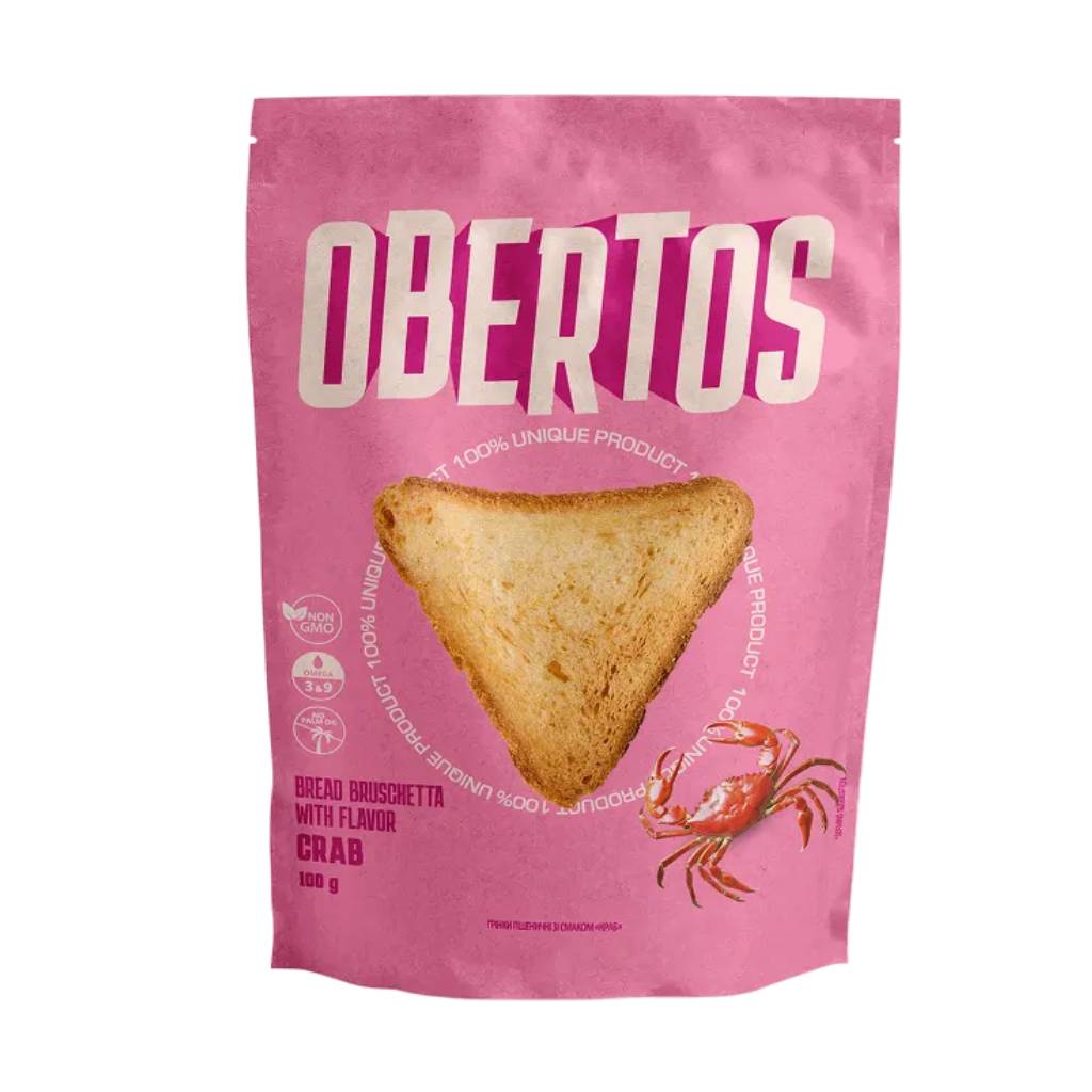 Obertos Bruschetta Crab 100gr Obertos Bruschetta Crab 100gr - Image 1