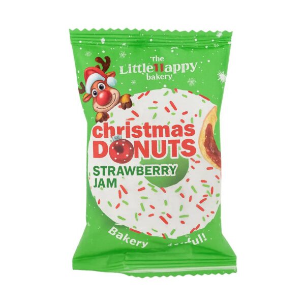 The Little Happy Donut Xmas Strawberry Jam 60gr