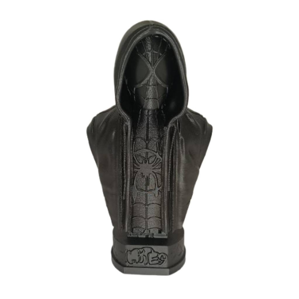 3D Printed Statue Miles Morales Black - Handmade 3D Printed Statue Miles Morales Black - Handmade - Image 1