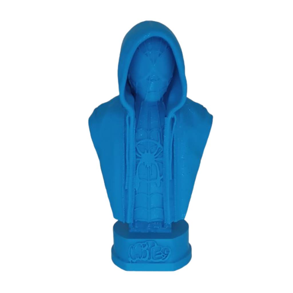 3D Printed Statue Miles Morales Blue - Handmade 3D Printed Statue Miles Morales Blue - Handmade - Image 1