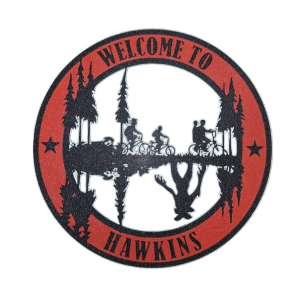 3D Printed Stranger Things - Welcome To Hawkings 18cm - Handmade