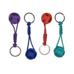 Μπρελόκ Χρωματιστό Paracord Μπάλα Πλεκτό 10cm - Image 2