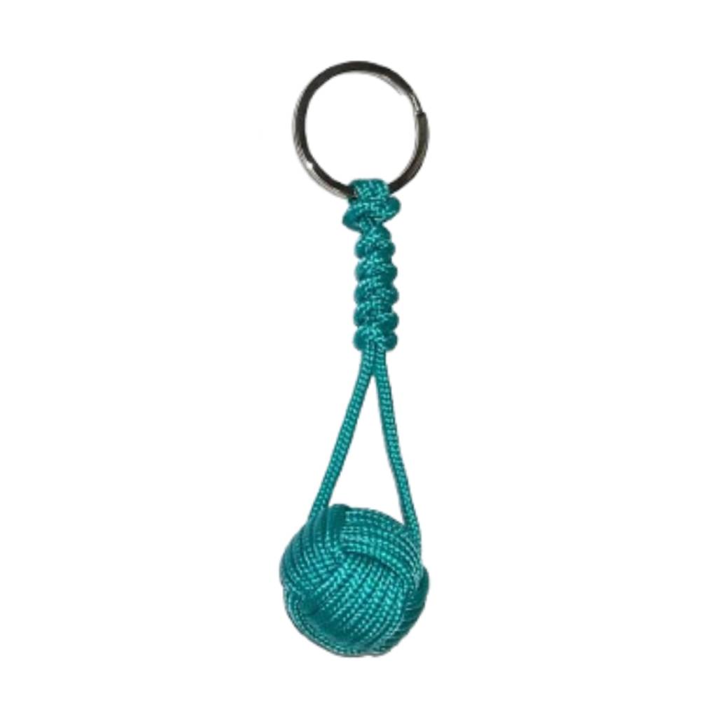 mprelok polyxromi bala (2) Μπρελόκ Χρωματιστό Paracord Μπάλα Πλεκτό 10cm - Image 1