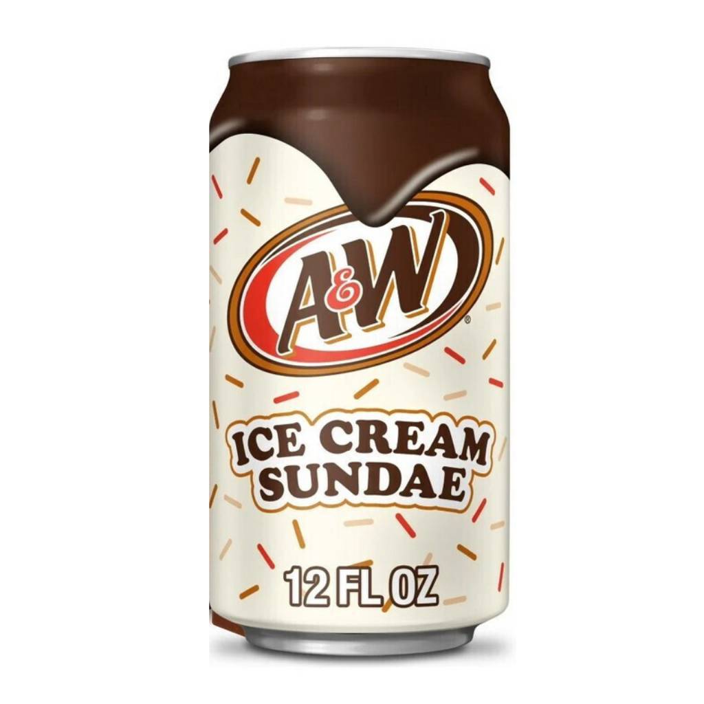 AW Ice Cream Sundae Soda Pop 355ml AW Ice Cream Sundae Soda Pop 355ml - Image 1