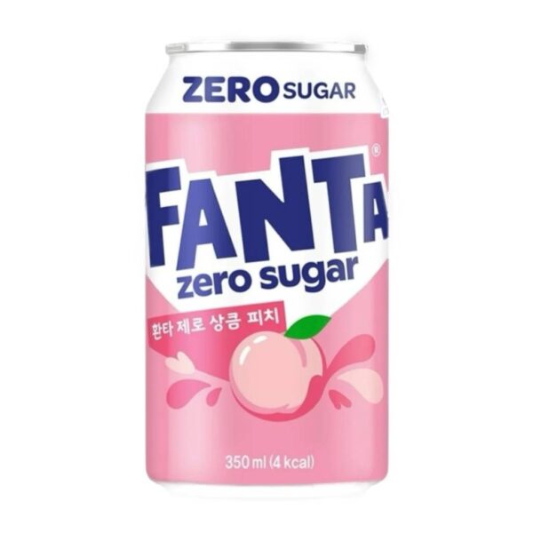 Fanta Zero Peach Korean 350ml