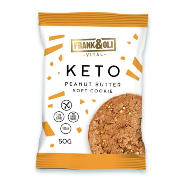 Frank & Oli Keto Soft Cookie Peanut Butter 50gr