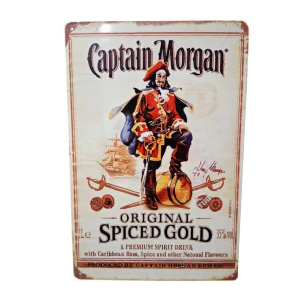 Μεταλλική Πινακίδα Captain Morgan 30x20cm