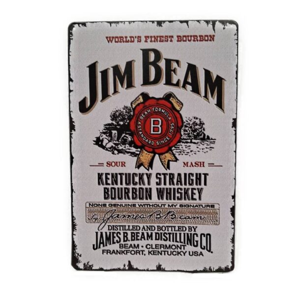 Μεταλλική Πινακίδα Jim Beam 30x20cm