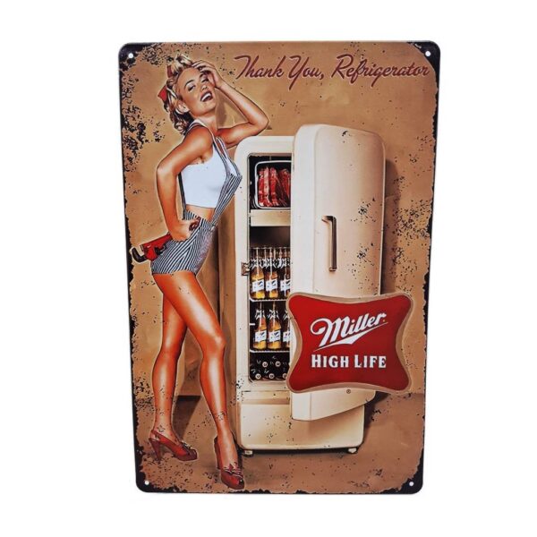 Μεταλλική Πινακίδα Miller High Life 30x20cm